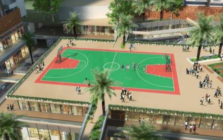  duo high Basketball Court