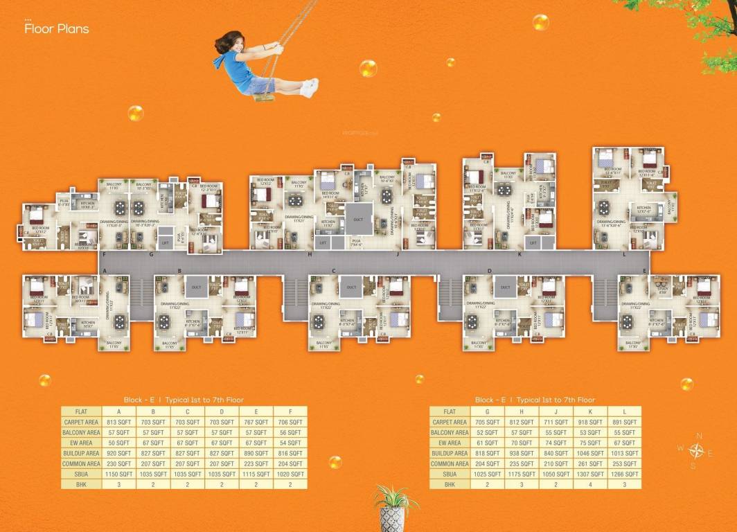  millenium garden Cluster Plan