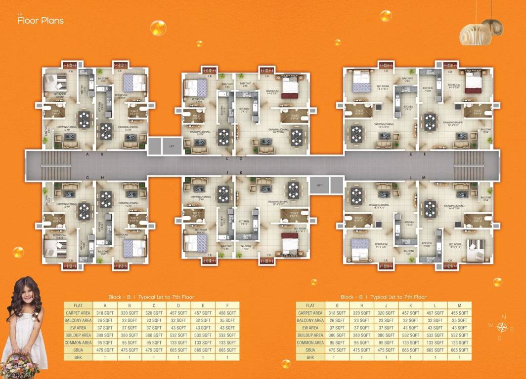  millenium garden Cluster Plan