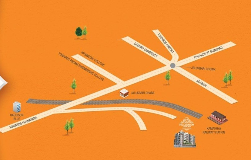  millenium garden Location Plan