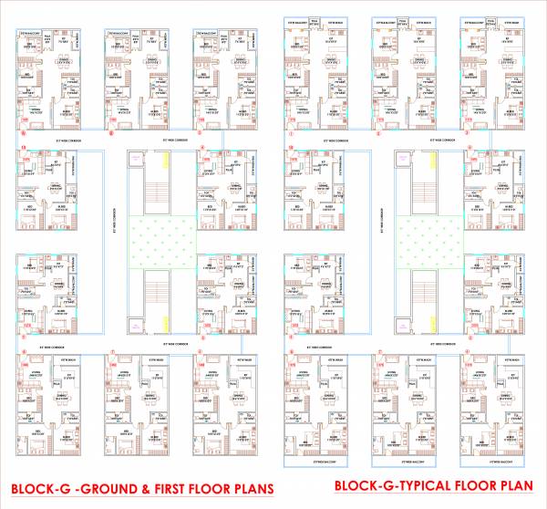  icon-2 G Cluster Plan for Typical Floor