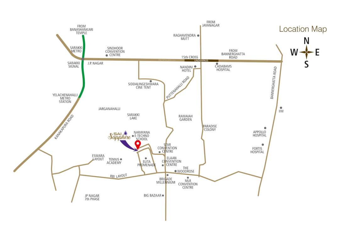  sai sapphire Location Plan