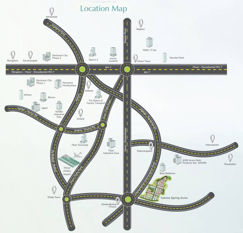  spring acres Location Plan
