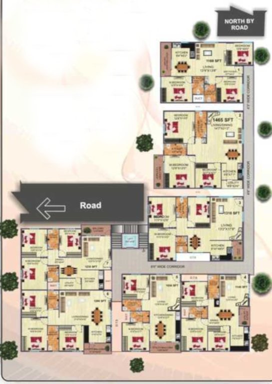  swiss lights Cluster Plan