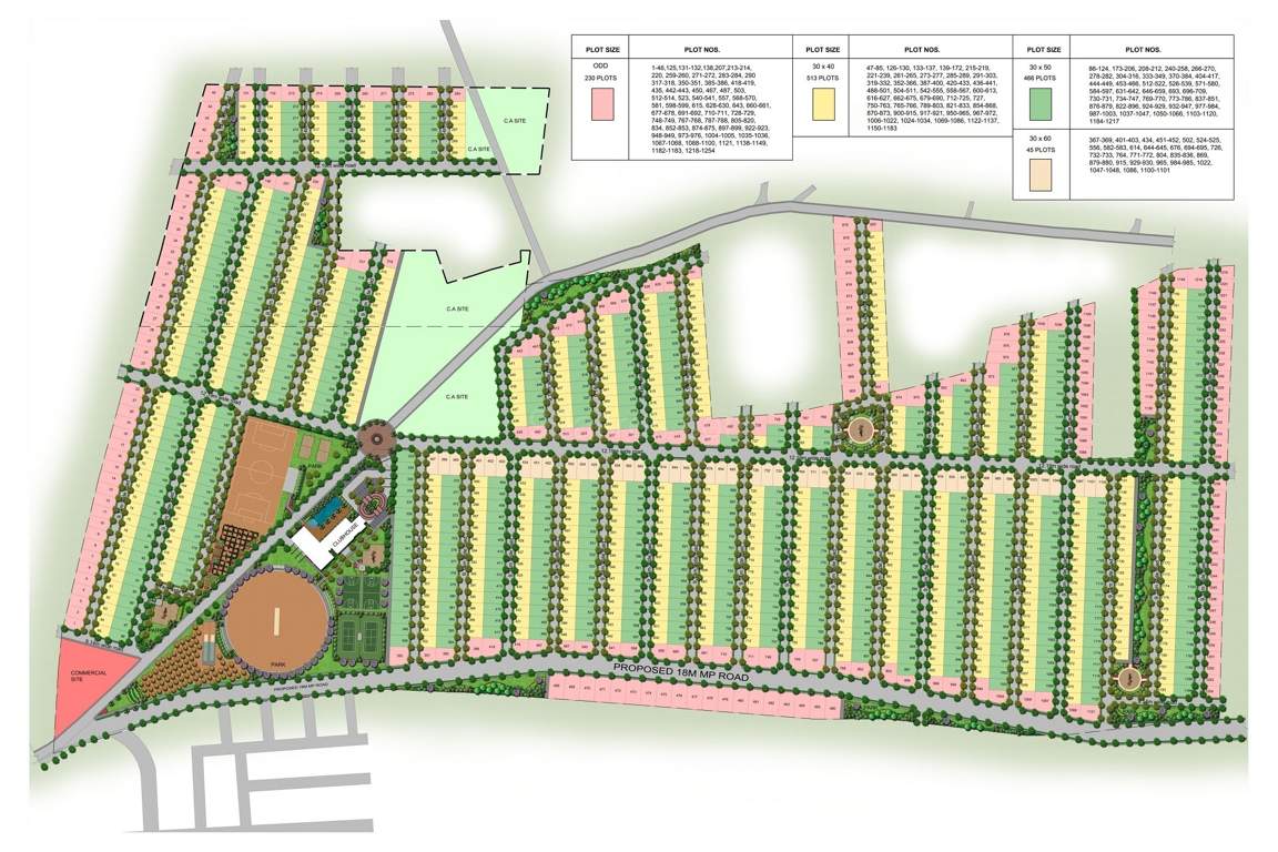  east woods Layout Plan