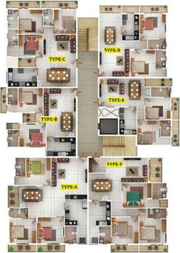  santa-maria Dreamflower Santa Maria Cluster Plan from 1st to 4th Floor