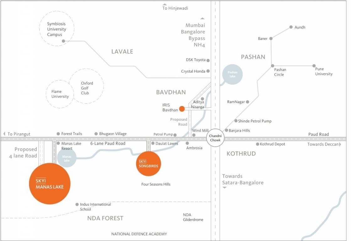  manas lake phase v Location Plan