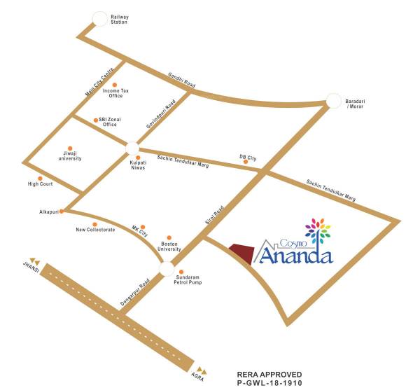  ananda-phase-i Location Plan