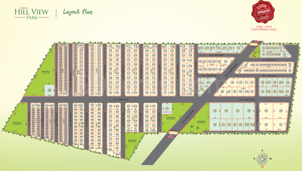  silpa-hill-view-park Layout Plan