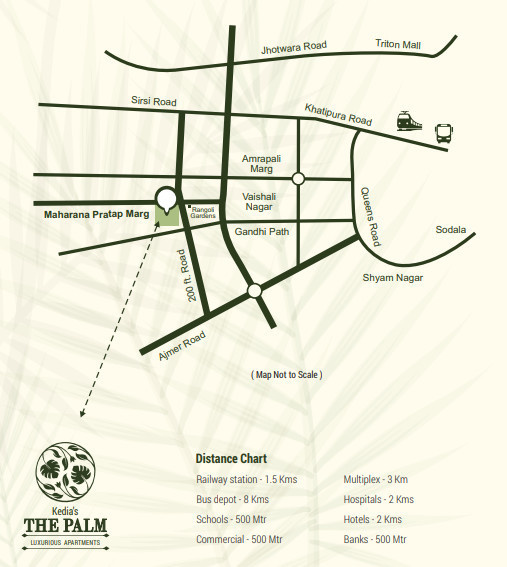  the palm Location Plan