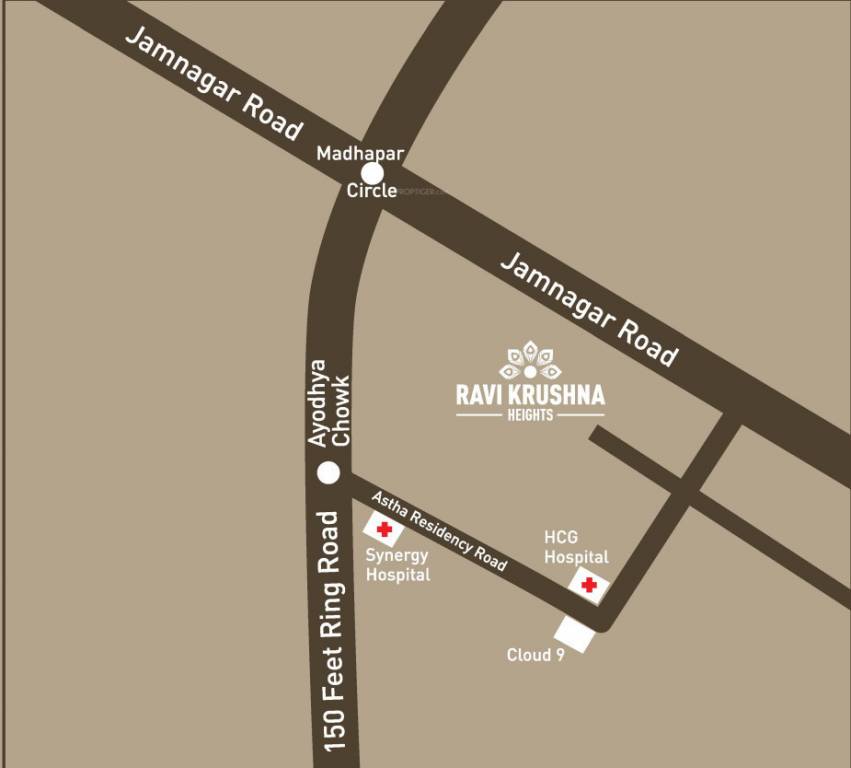 krushna heights Location Plan