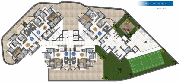 Cluster Plan For 2nd Floor oasis Cluster Plan For 2nd Floor