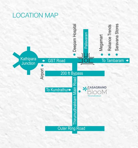  casagrand-bloom Location Plan