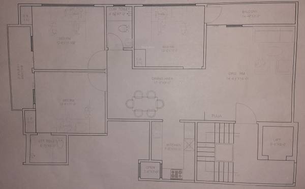 Cluster Plan for typical Floor brothers-homes-2 Cluster Plan for typical Floor