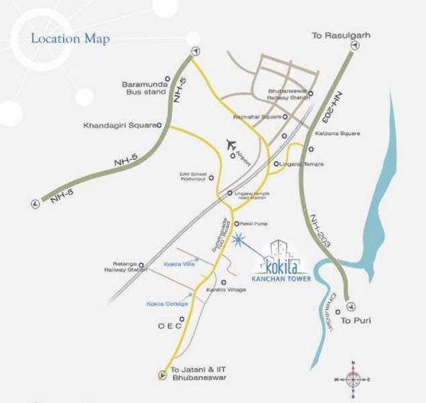Location Plan kanchan-tower Location Plan
