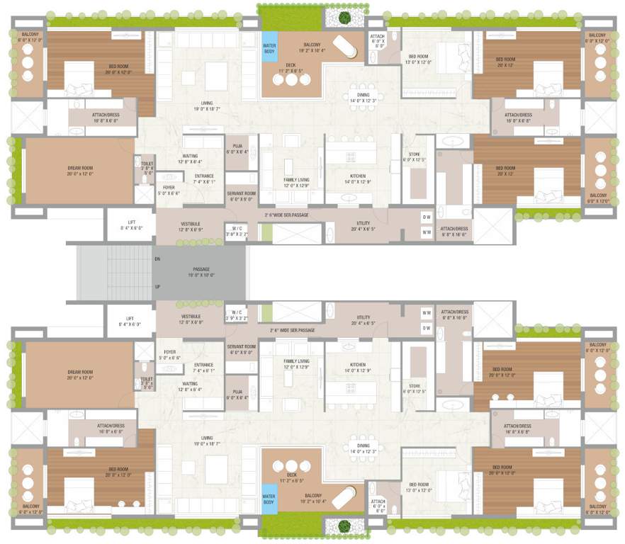 the one up Typical Cluster Plan