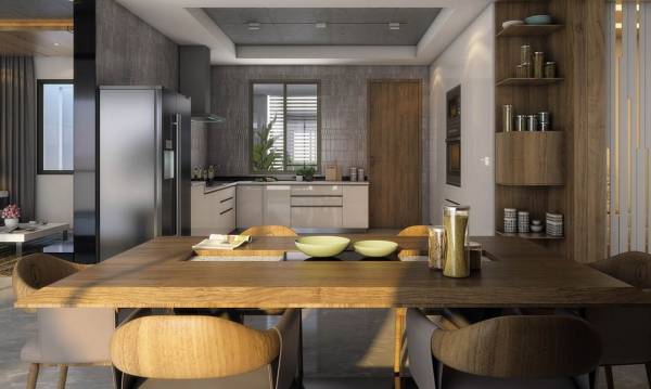  the-one-up Dining Area