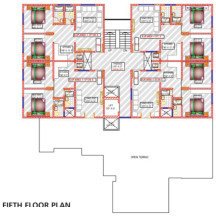 raj niwas Raj Niwas Cluster Plan for 5th Floor