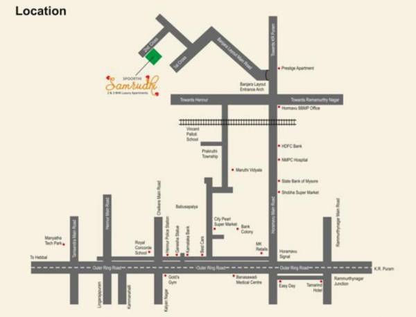  samrudhi Location Plan