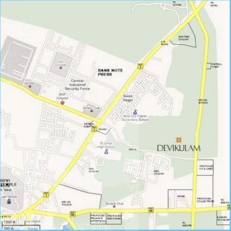  devikulam Location Plan