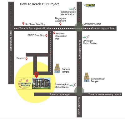  brundavan-residency Location Plan