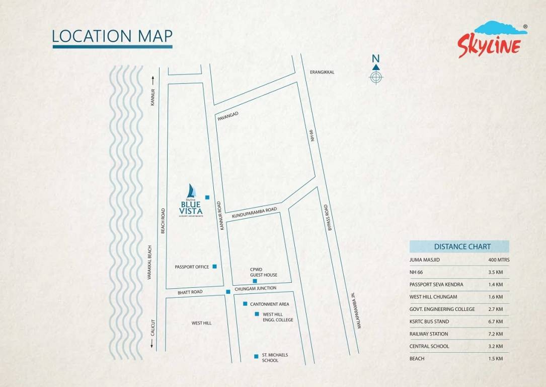 blue vista Location Plan