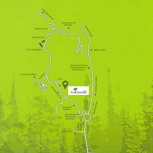 park avenue Location Plan