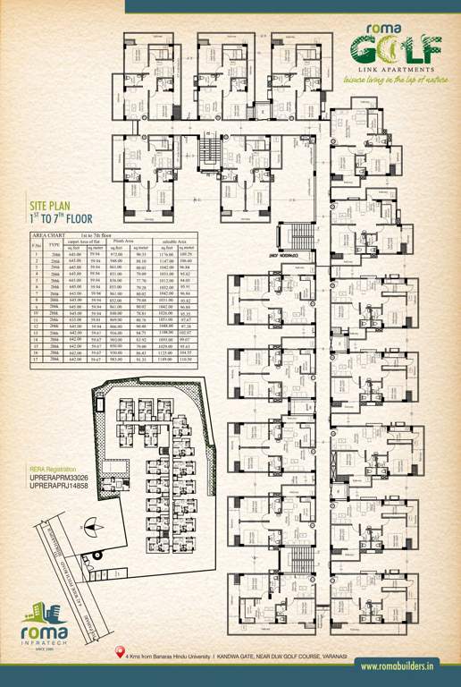 golf link apartment Golf Link Apartment Cluster Plan from 1st to 2nd Floor