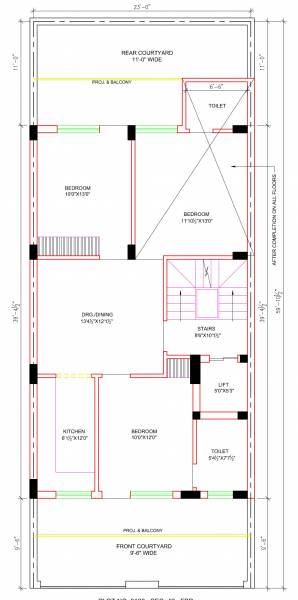  floor-3 Punit Floor 3 Cluster Plan from 1st to 4th Floor