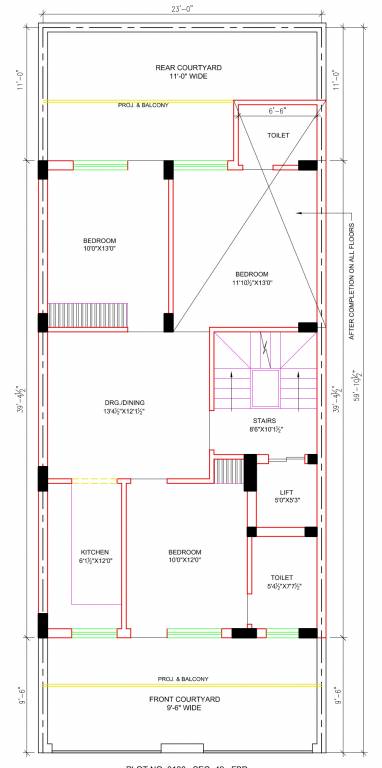  floor 3 Punit Floor 3 Cluster Plan from 1st to 4th Floor