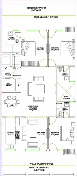  floor-8 Punit Floor 8 Cluster Plan from 1st to 4th Floor