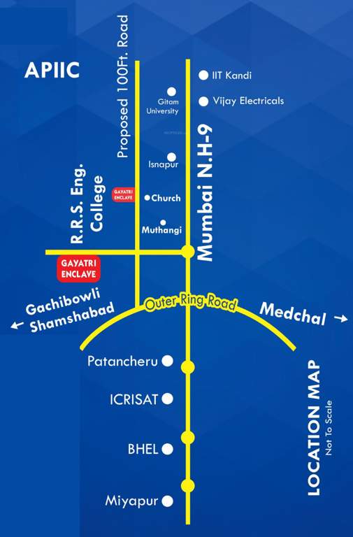 gayathri enclave vl Location Plan