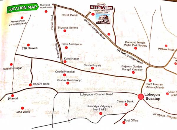  villas Location Plan