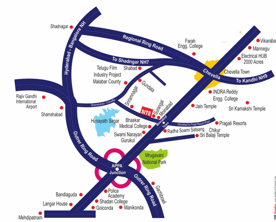  green city Location Plan