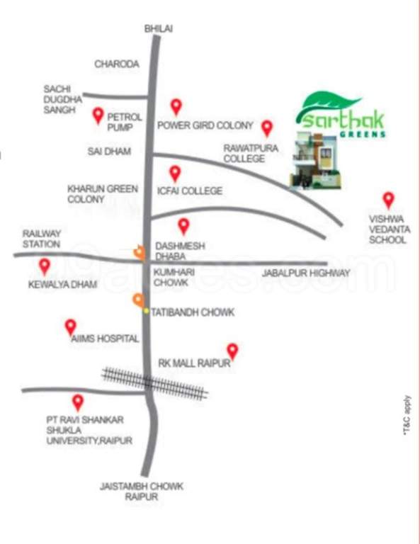  greens Location Plan