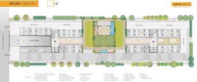 heights A and B Cluster Plan for ground Floor