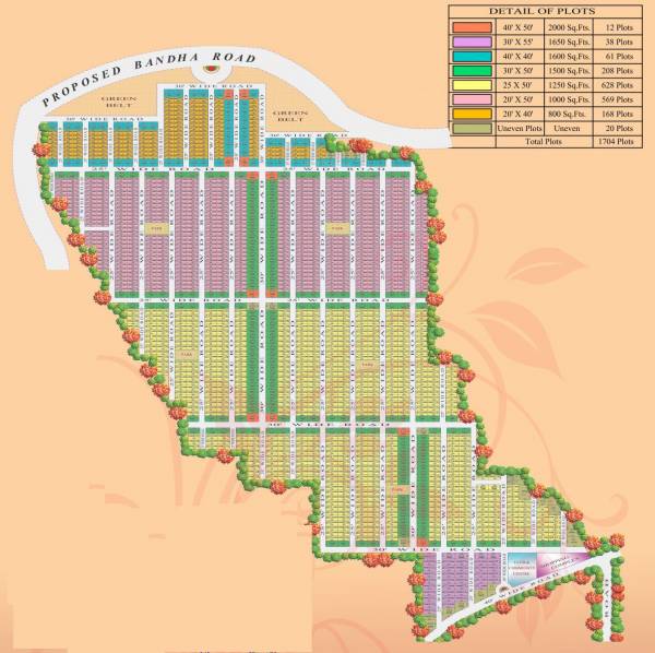  nishant-green-city Layout Plan
