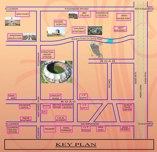  nishant-green-city Location Plan