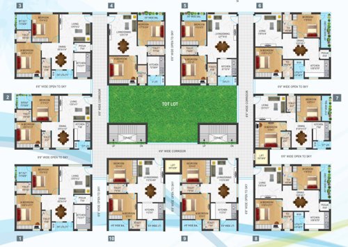  chandrika-vilaasini-keeravani Keeravani Typical Cluster Plan