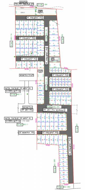 ashraya villas Layout Plan