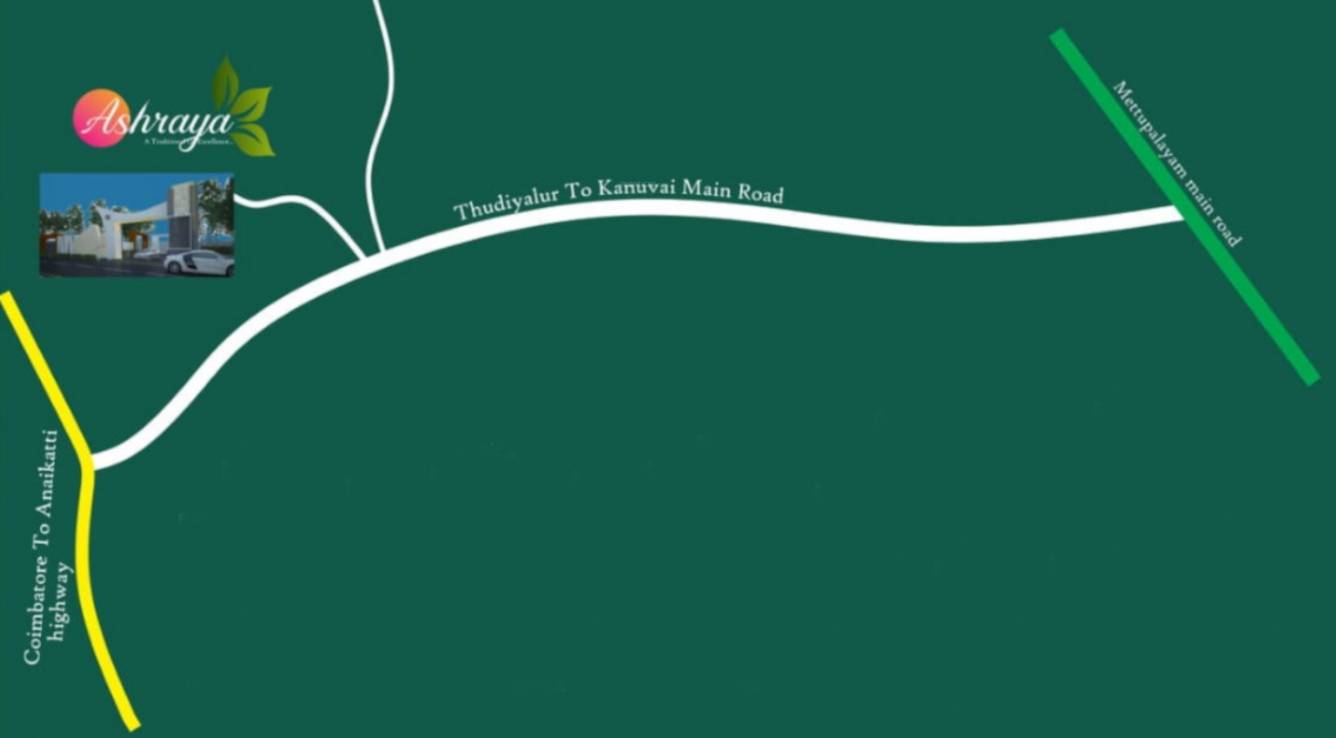 ashraya villas Location Plan