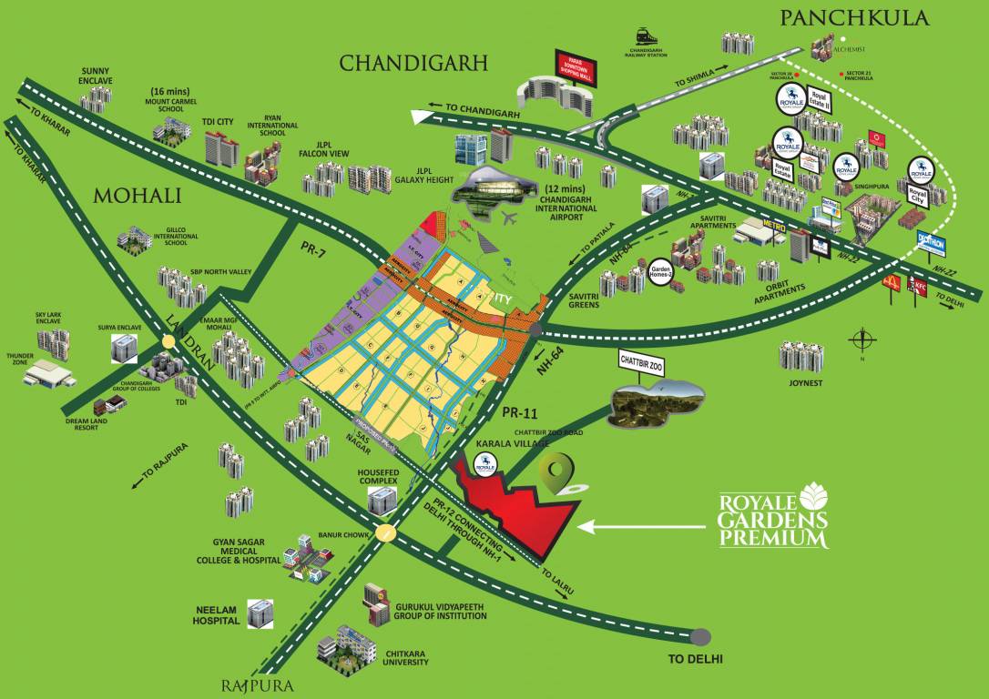  gardens Location Plan