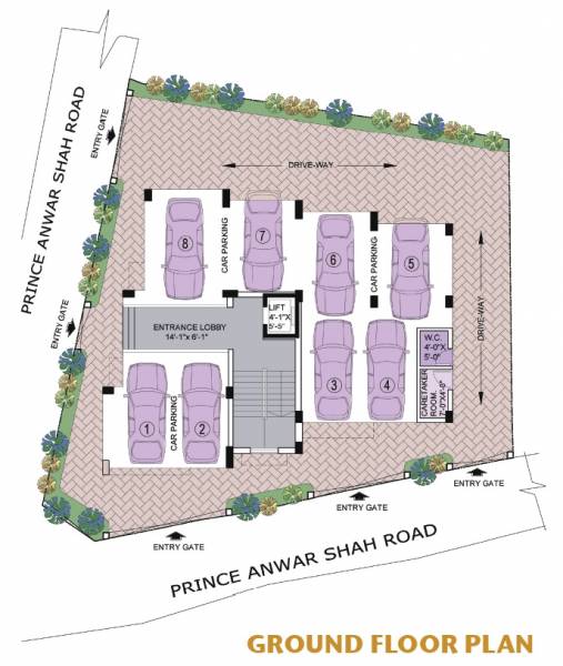  srishti Noble Srishti Cluster Plan For Ground Floor
