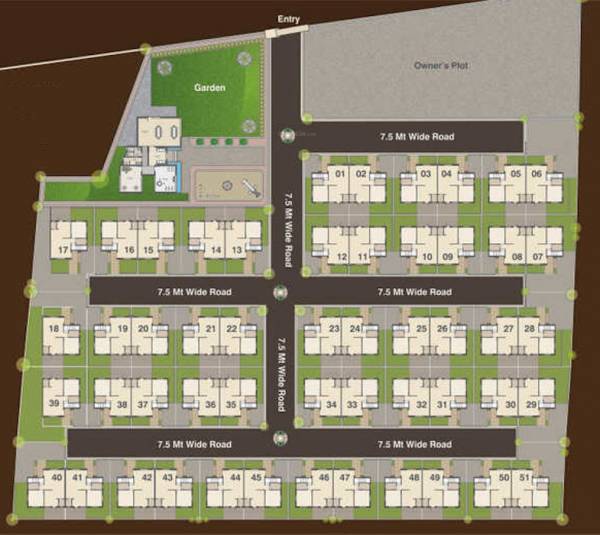  prakruti-bunglows Layout Plan