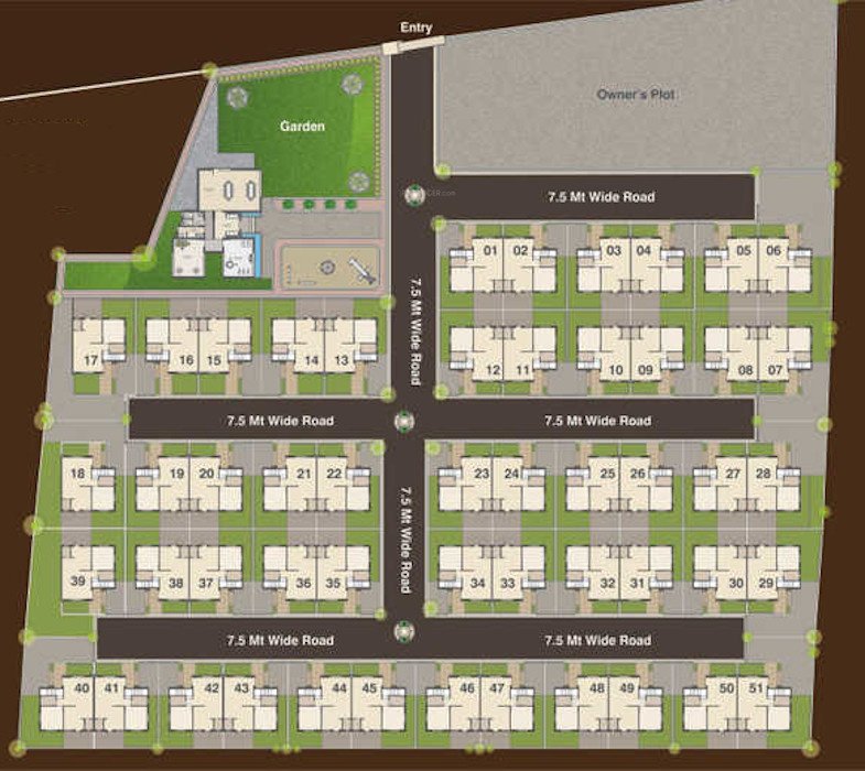  prakruti bunglows Layout Plan