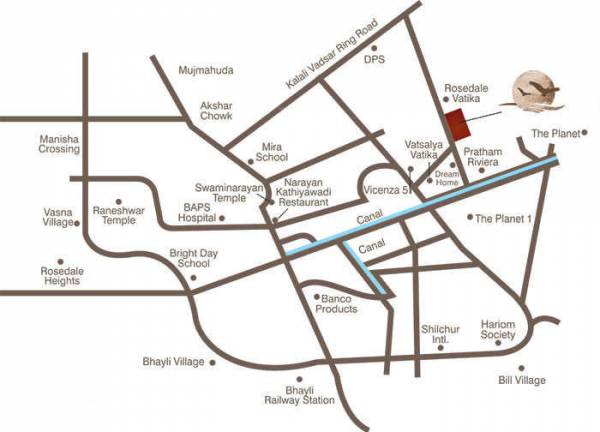  prakruti-bunglows Location Plan