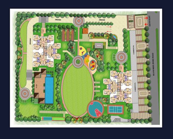 Layout Plan divya-towers Layout Plan