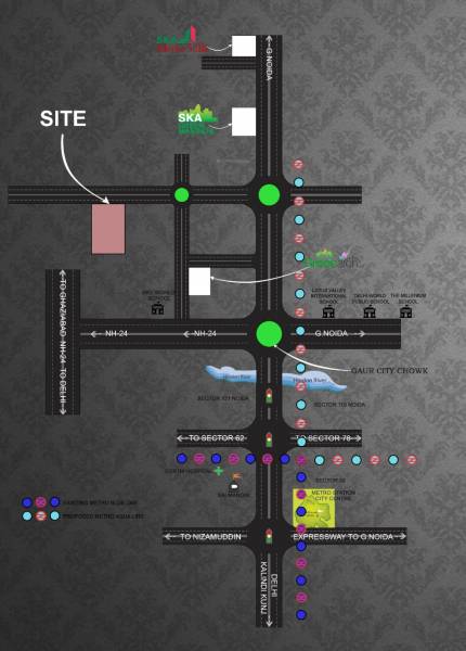 Location Plan divya-towers Location Plan