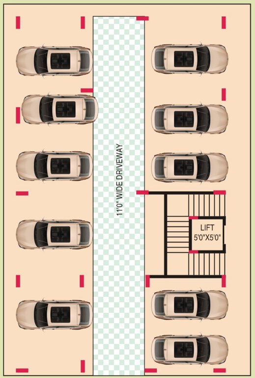  sai enclave Sai Enclave Basement Cluster Plan