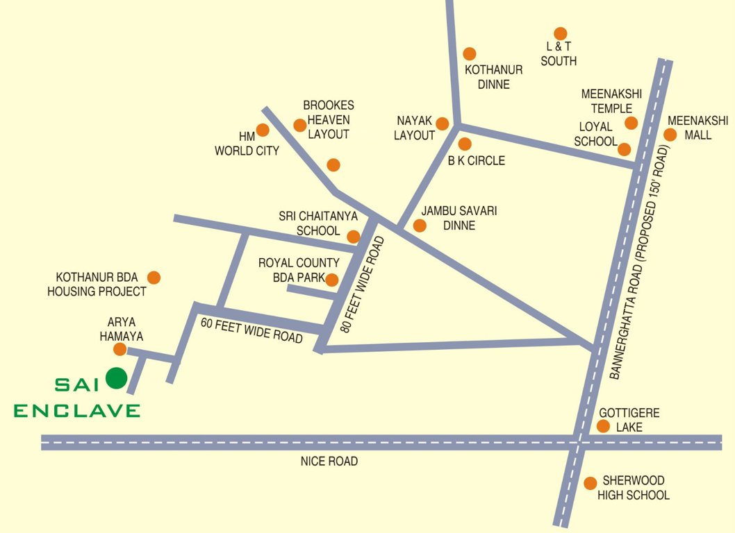  sai enclave Location Plan